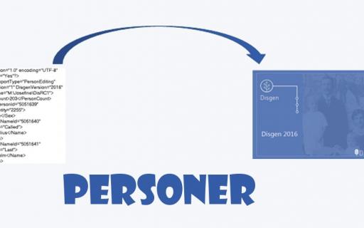 Disgen handledning - Importera personer från XML-fil