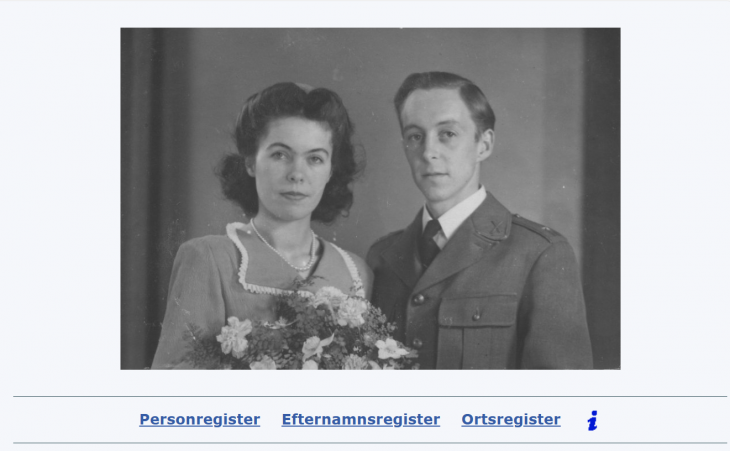 Disgen handledning - Släktpresentation för webbläsare - exempel.