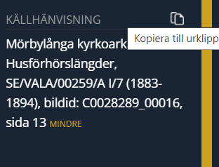Disgen handledning - källhänvisning hos Riksarkivet